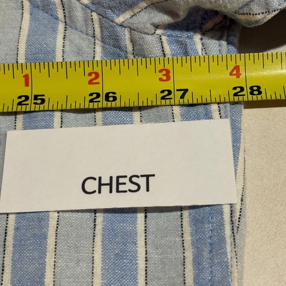 Gap Men Short Sleeve Button Down Shirt 100% Linen Sz XXL Beachy Coastal Breathe - Picture 8 of 10